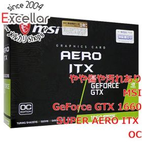 [bn:15] MSI製グラボ GeForce GTX 1660 SUPER AERO ITX OC PCIExp 6GB 元箱あり