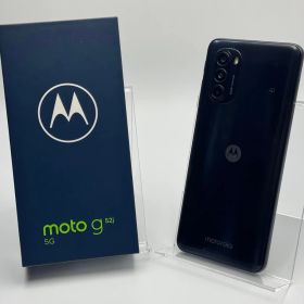 【箱付き中古C】moto g52j 5G インクブラック SIMフリー 白ロム