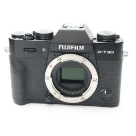 【中古】 《良品》 FUJIFILM X-T30 ボディ ブラック 【接眼パネルマウントロックボタン部品交換/センサークリーニング/各部点検済】 [ デジタルカメラ ]