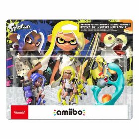 【25日は24時間限定クーポン配布】Nintendo 任天堂ニンテンドーamiibo スプラトゥーン トリプルセット インクリング イエロー ブルー コジャケ NVL-E-AE3F(2557394)送料無料