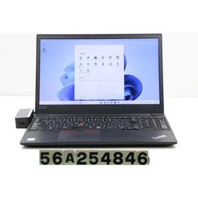 ノートパソコン Lenovo ThinkPad E580 Core i5 8250U 1.6GHz/8GB/256GB(SSD)/15.6W/FHD(1920x1080)/Win11 電源ボタン凹みあり
