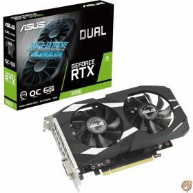【最大1000円クーポン】ASUS Dual NVIDIA GeForce RTX 3050 6GB OCエディション ゲーミンググラフィックスカード - PCIe 4.0 GDDR6メモリ HDMI 2.1 DisplayPort 1.4a 2スロットデザイン Axial-tech ファンデザイン 0dBテクノロジー スチールブラケット