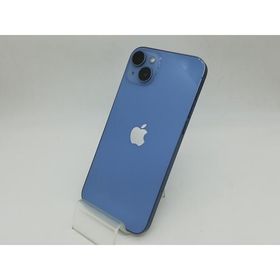 【中古】Apple docomo 【SIMフリー】 iPhone 14 Plus 256GB ブルー MQ4Q3J/A【秋葉本店】保証期間１ヶ月【ランクC】