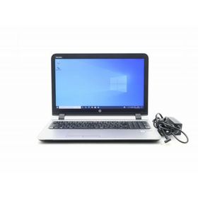 hp ProBook 450 G3 Core i5-6200U 2.3GHz 4GB 256GB(SSD) DVD-ROM 15.6インチ非光沢パネル FWXGA 1366x768ドット Windows10 Pro 64bit 小難