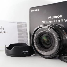 富士フイルム(FUJIFILM) X 交換レンズ フジノン 単焦点 広角 コンパクト 16mm F2.8 防塵防滴耐低温 絞りリング ブラック F XF16MMF2.8 R WR B