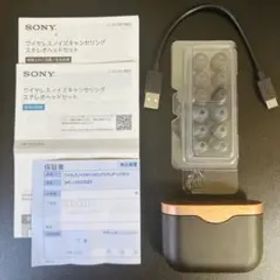 【ワイヤレスイヤホン】SONY：WF-1000XM3（取説、保証書）