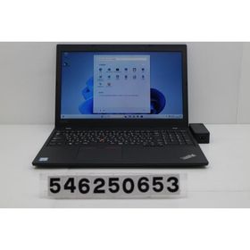 ノートパソコン Lenovo ThinkPad L580 Core i5 8250U 1.6GHz/8GB/256GB(SSD)/15.6W/FWXGA(1366x768)/Win11