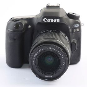 キヤノン(Canon)の【中古】(キヤノン) Canon EOS 80D/EF-S18-55 IS STM レンズキツト(コンパクトデジタルカメラ)