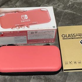 初期化済みNintendo Switch Lite ピンク 本体ケースソフト付き