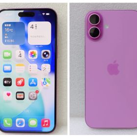 61-24 Apple iPhone16Plus 128GB 本体 日本国内販売モデル ピンク 本体 SIMフリー バッテリー容量95％【中古品】