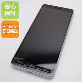 キョウセラ(京セラ)の超美品 A001KC Y!mobile かんたんスマホ2 シルバー M999(スマートフォン本体)