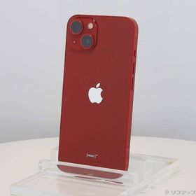 〔中古〕Apple(アップル) iPhone13 128GB プロダクトレッド MLNF3J／A SIMフリー〔262-ud〕