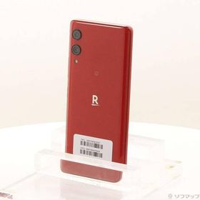 〔中古〕楽天 Rakuten Hand 5G 128GB クリムゾンレッド P780 楽天 SIMフリー〔348-ud〕