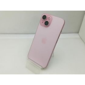 【中古】Apple SoftBank 【SIMフリー】 iPhone 15 128GB ピンク MTMJ3J/A【大須】保証期間１ヶ月【ランクB】
