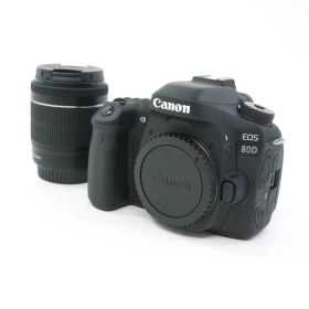 【中古】Canon/キャノン EOS 80D レンズキット 一眼レフ 【家電】【動作確認済み】