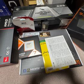 Ryzen7 9800X3D RTX9070XT ゲーミングPC パーツセット