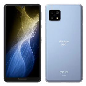【SIMロック解除済】docomo AQUOS sense5G SH-53A スカイブルー SHARP 当社3ヶ月間保証 中古 イオシス