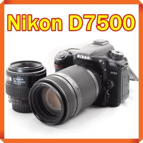Nikon D7500 一眼レフカメラ スマホ転送 ダブルレンズセット ニコン