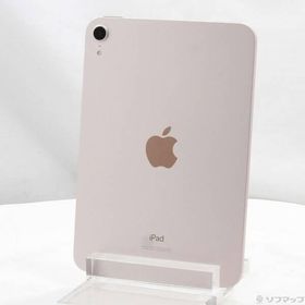 〔中古〕Apple(アップル) iPad mini 第6世代 64GB ピンク MLWL3J／A Wi-Fi〔297-ud〕
