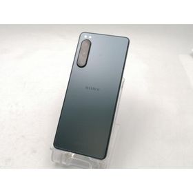 【中古】SONY 国内版 【SIMフリー】 Xperia 5 IV 8GB 256GB XQ-CQ44/G グリーン【ECセンター】保証期間１ヶ月【ランクB】