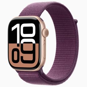 Apple Watch Series 10 GPSモデル 46mm MWWV3J/A [ローズゴールド・プラムスポーツループ]/Apple