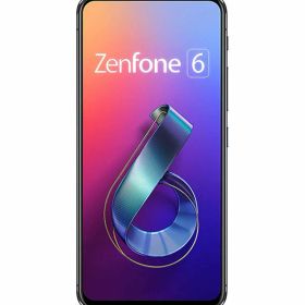 【中古】【安心保証】 ZenFone 6 ZS630KL-BK128S6[128GB] SIMフリー ミッドナイトブラック