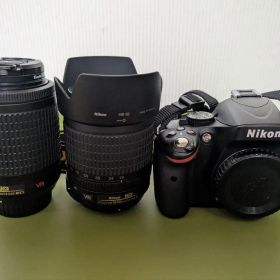 【美品】Nikon D5100 デジタル一眼レフ レンズ2本セット