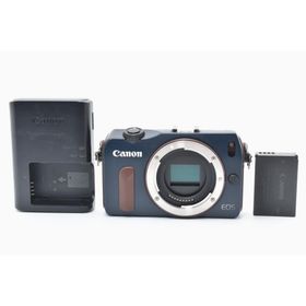 キヤノン(Canon)の現状動作品 Canon EOS M ベイブルー 充電器付き RYM5698(ミラーレス一眼)