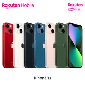 【中古】iPhone 13 端末本体のみ （機種変更はこちら） SIMフリー Apple アップル iOS 携帯 楽天モバイル公式 Rakuten スマホ スマートフォン アイフォン 認定 リファービッシュ 高品質 リユース 整備済【Rakuten 認定中古】