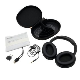 ■美品 SONY WH-1000XM4 ブラック ワイヤレス ノイズキャンセリング ヘッドホン Bluetooth 有線接続対応 付属品あり2349749