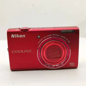 4068 【動作確認済】Nikon COOLPIX S6200 レッド コンパクトデジタルカメラ