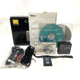 Nikon COOLPIX S6200 ニコン シルバー コンパクトデジタルカメラ 10x WIDE OPTICAL ZOOM