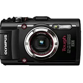 【中古】OLYMPUS デジタルカメラ STYLUS TG-3 Tough ブラック 1600万画素CMOS F2.0 15m防水 100kgf耐荷重 GPS+