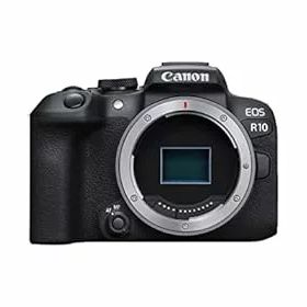 【中古】(非常に良い)Canon EOS R10 (本体のみ) ミラーレスVlogカメラ 24.2MP 4K動画 DIGIC X イメージプロセッサー 高速撮影 被写体追跡 コンパクト 軽量 被写体検知