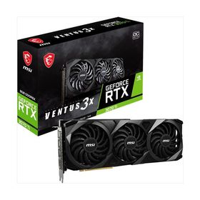 MSI GeForce RTX 3070 Ti VENTUS 3X 8G OC ゲーミング グラフィックスカード 8GB GDDR6X 1800MHz PCI Express Gen4 256ビット 3x DP v1．4a HDMI2．1 4K対応