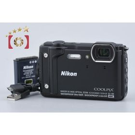 【中古】Nikon ニコン COOLPIX W300 ブラック コンパクトデジタルカメラ