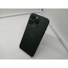 【中古】Apple SoftBank 【SIMフリー】 iPhone 13 Pro 256GB アルパイングリーン MNDY3J/A【札幌】保証期間１週間【ランクC】