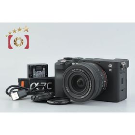 【中古】SONY ソニー α7C ILCE-7CL ズームレンズキット ブラック シャッター回数僅少
