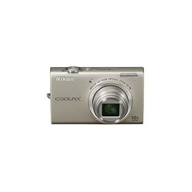 Nikon デジタルカメラ COOLPIX (クールピクス) S6200 プラチナシルバー S6200SL(中古品)