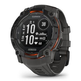 GARMIN ガーミン 腕時計 スマートウォッチ Instinct 3 Dual Power 50mm Black / Charcoal 010-02935-30
