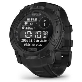ガーミン Instinct 3 Dual Power 50mm Black / Tactical Black(Suica対応)スマートウォッチ 010-02935-80 返品種別A