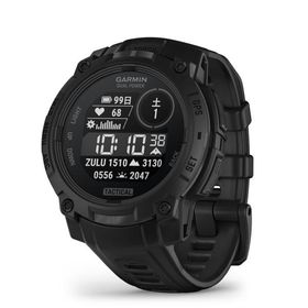 ガーミン GARMIN スマートウォッチ Instinct 3 Tactical Dual Power 45mmサイズ Black 010-02934-80【Android/iOS対応】【Suica機能搭載】【日本正規品】