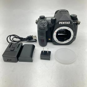 9301ショット！新品級 ★ ペンタックス K-3 Mark III ボディ ブラック PENTAX APS-Cデジタル一眼レフカメラ
