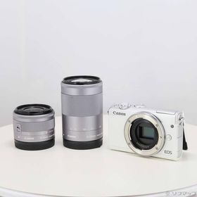〔中古〕Canon(キヤノン) EOS M100 ホワイト ダブルズームキット〔276-ud〕