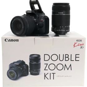 【Canon】キヤノン『EOS Kiss X7 ダブルズームキット』2013年4月発売 デジタル一眼レフカメラ 1週間保証【中古】