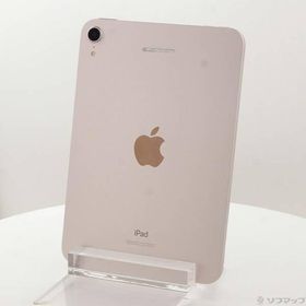 〔中古〕Apple(アップル) iPad mini 第6世代 64GB ピンク MLWL3J／A Wi-Fi〔305-ud〕