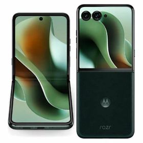 【中古】【安心保証】 motorola razr 60 ultra[512G] au スカラベグリーン