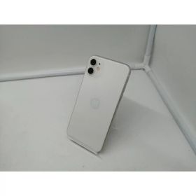 【中古】Apple au 【SIMロック解除済み】 iPhone 11 64GB ホワイト MWLU2J/A【札幌】保証期間1ヶ月【ランクC】