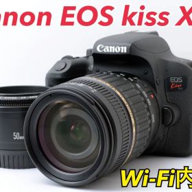 高倍率、単焦点付き！Canon EOS kiss X9i★Wi-Fi内蔵