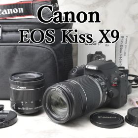 動作確認済み Canon EOS Kiss X9⭐️ダブルレンズ Wi-Fi